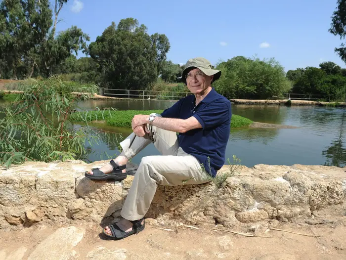 עוזי לנדאו בפארק הירקון (ראובן קסטרו) עוזי לנדאו בפארק הירקון (ראובן קסטרו)