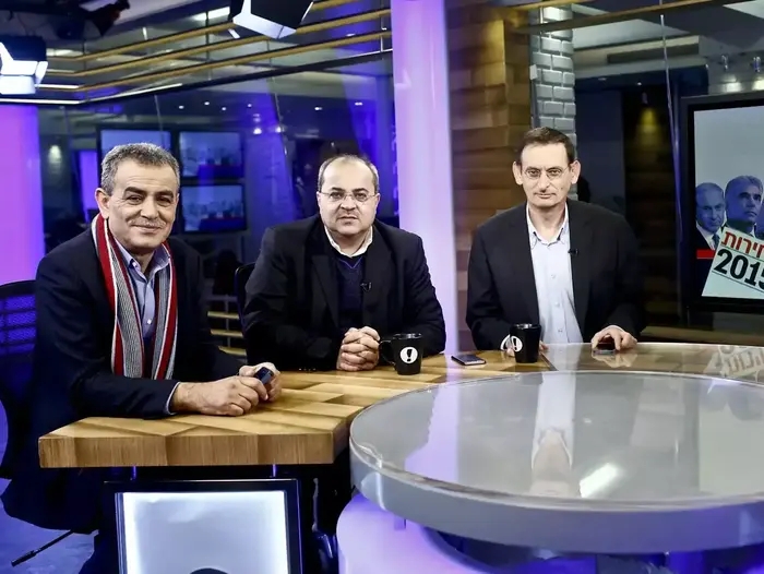תמונות מהאולפן - רשימה ערבית מאוחדת (מגד גוזני) תמונות מהאולפן - רשימה ערבית מאוחדת (מגד גוזני)