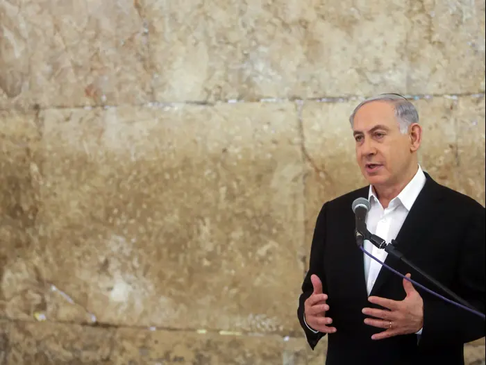 ראש הממשלה בנימין נתניהו ביקר בכותל לפני שיצא לנאום בקונגרס (מערכת וואלה! NEWS , מרק ישראל סלם / ג'רוזלם פוסט) ראש הממשלה בנימין נתניהו ביקר בכותל לפני שיצא לנאום בקונגרס (מערכת וואלה! NEWS , מרק ישראל סלם / ג'רוזלם פוסט)
