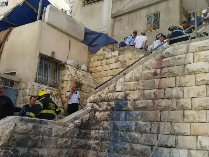 פיצוץ בלון גז בשכונת סילוואן בירושלים, מאי 2015 (מד"א) פיצוץ בלון גז בשכונת סילוואן בירושלים, מאי 2015 (מד"א)
