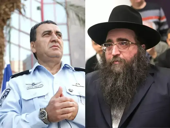 הרב יאשיהו פינטו וניצב בדימוס מנשה ארביב (עיבוד תמונה , יותם רונן ודרור עינב) הרב יאשיהו פינטו וניצב בדימוס מנשה ארביב (עיבוד תמונה , יותם רונן ודרור עינב)
