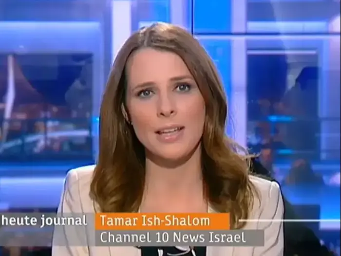 תמר איש שלום בטלוויזיה הגרמנית (צילום מסך) תמר איש שלום בטלוויזיה הגרמנית (צילום מסך)