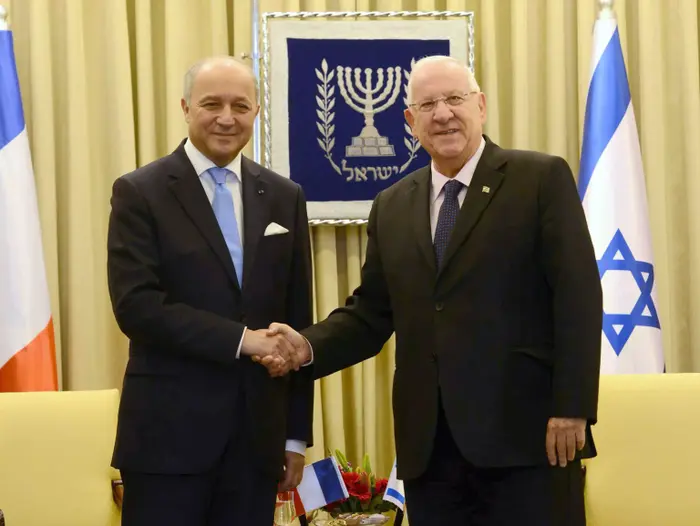 נשיא המדינה קיים היום פגישת עבודה מדינית עם שר החוץ של צרפת, לורן פביוס (לשכת העיתונות הממשלתית , מארק ניימן) נשיא המדינה קיים היום פגישת עבודה מדינית עם שר החוץ של צרפת, לורן פביוס (לשכת העיתונות הממשלתית , מארק ניימן)