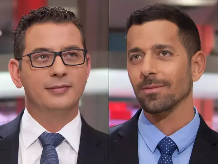 ינון מילס ואריק ויס (מערכת וואלה! NEWS , ליאור מזרחי)