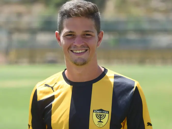 דוד קלטינס שחקן בית"ר ירושלים (ברני ארדוב) דוד קלטינס שחקן בית"ר ירושלים (ברני ארדוב)