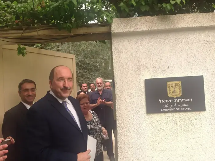 פתיחה מחודשת של שגרירות ישראל במצרים. ספטמבר 2015 (יח"צ , משרד החוץ) פתיחה מחודשת של שגרירות ישראל במצרים. ספטמבר 2015 (יח"צ , משרד החוץ)