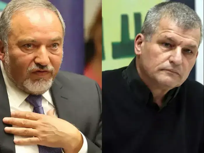 מיקי רוזנטל, אביגדור ליברמן (עיבוד תמונה , יותם רונן, נועם מושקוביץ) מיקי רוזנטל, אביגדור ליברמן (עיבוד תמונה , יותם רונן, נועם מושקוביץ)