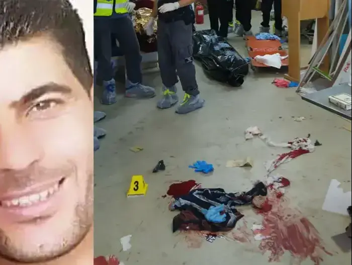 ראאד מאסלמה, זירת הפיגוע בניין פנורמה (עיבוד תמונה) ראאד מאסלמה, זירת הפיגוע בניין פנורמה (עיבוד תמונה)