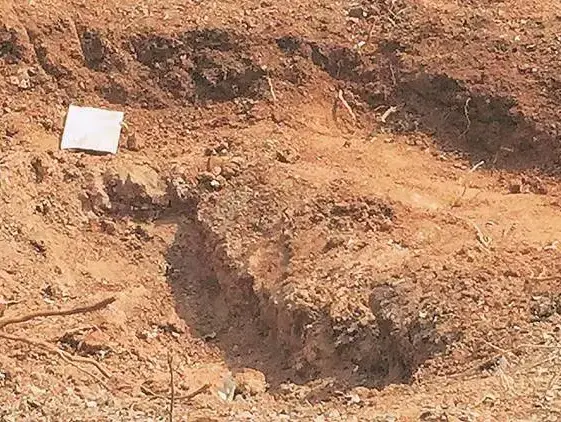 מכתש שנוצר לאחר פגיעת מטאוריט בהודו (צילום מסך , Indian Express) מכתש שנוצר לאחר פגיעת מטאוריט בהודו (צילום מסך , Indian Express)