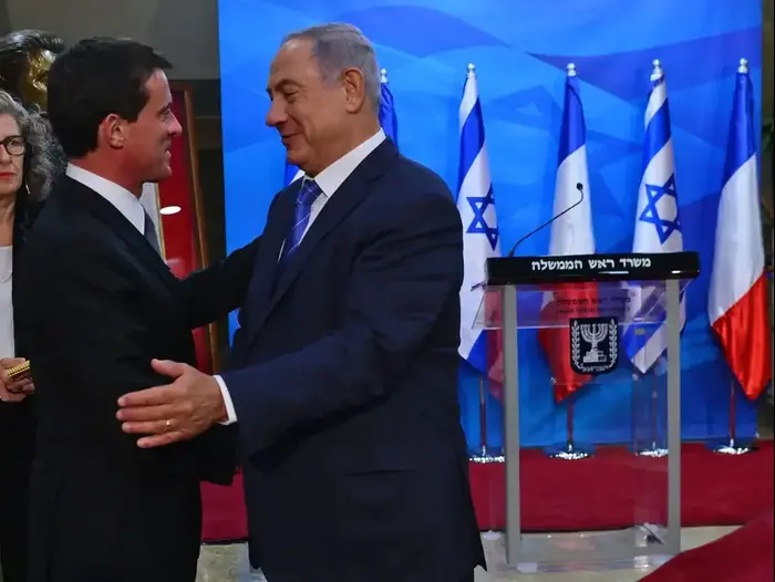 ראש הממשלה בנימין נתניהו עם ראש ממשלת צרפת מנואל ואלס, ירושלים (מערכת וואלה! NEWS , קובי גדעון / לע"מ) ראש הממשלה בנימין נתניהו עם ראש ממשלת צרפת מנואל ואלס, ירושלים (מערכת וואלה! NEWS , קובי גדעון / לע"מ)