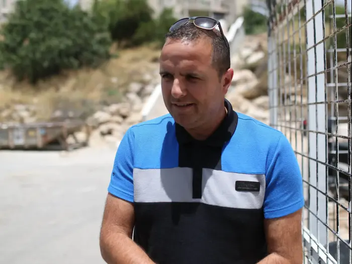 5 - רן בן שמעון מגיע למשרדי בית"ר ירושלים (נועם מושקוביץ) 5 - רן בן שמעון מגיע למשרדי בית"ר ירושלים (נועם מושקוביץ)