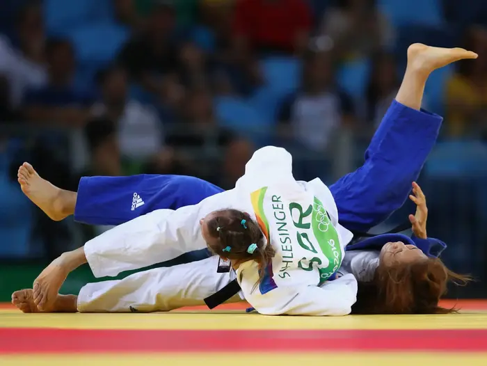 אליס שלזינגר ג'ודוקא בריטית (GettyImages) אליס שלזינגר ג'ודוקא בריטית (GettyImages)