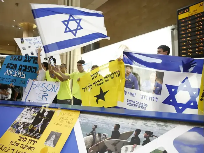 קבלת פנים למדליסטים ירדן ג'רבי, אורי ששון (מגד גוזני) קבלת פנים למדליסטים ירדן ג'רבי, אורי ששון (מגד גוזני)