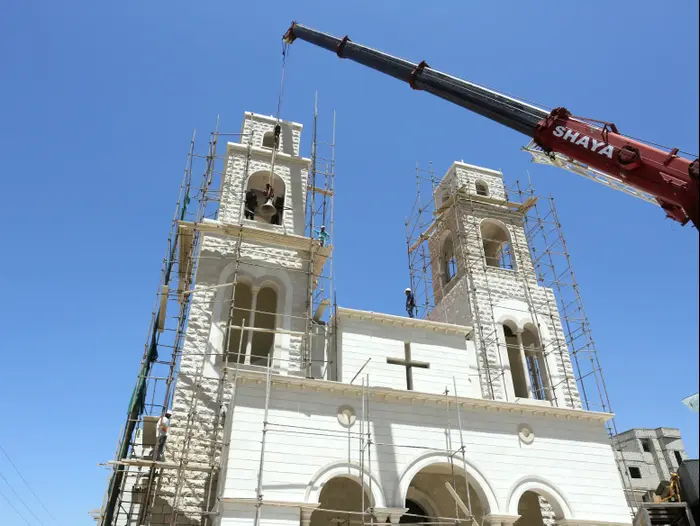 כנסייה שנבנית בכפר הנוצרי-דרוזי בריח שבמרכז לבנון, ספטמבר 2016 (רויטרס) כנסייה שנבנית בכפר הנוצרי-דרוזי בריח שבמרכז לבנון, ספטמבר 2016 (רויטרס)