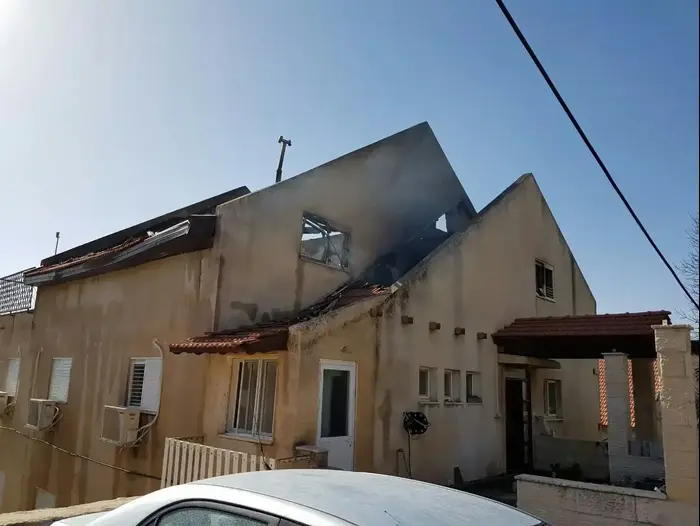 נזקי השריפה בהתנחלות חלמיש שבבנימין, 26 נובמבר 2016. (תצפית TPS) נזקי השריפה בהתנחלות חלמיש שבבנימין, 26 נובמבר 2016. (תצפית TPS)