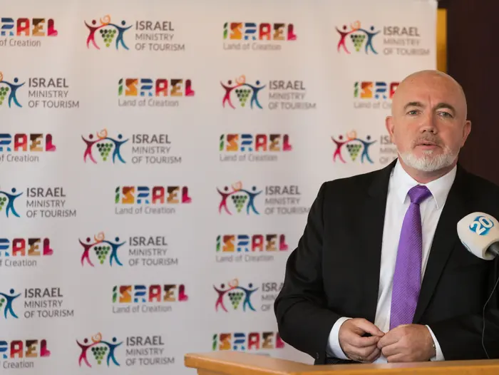 המנהל המסחרי של ריינאייר דייויד אובריאן (מערכת וואלה! NEWS , עודד קרני) המנהל המסחרי של ריינאייר דייויד אובריאן (מערכת וואלה! NEWS , עודד קרני)