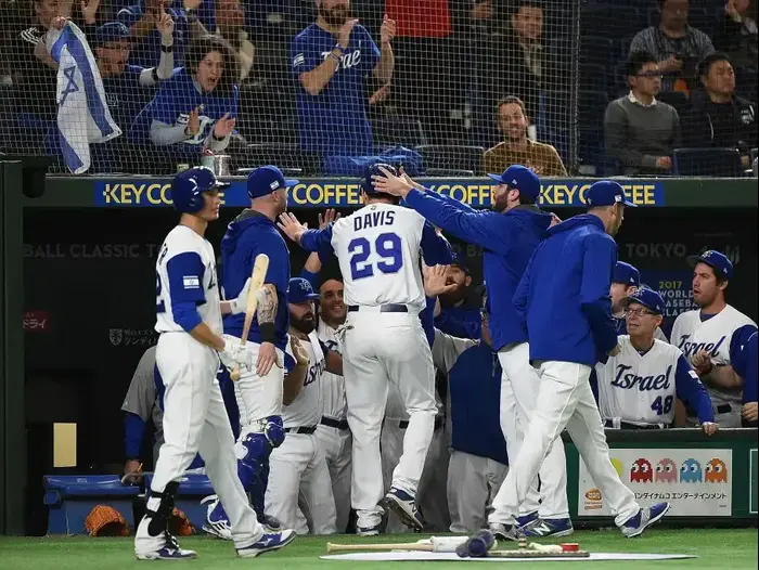 שחקני נבחרת ישראל בבייסבול (GettyImages , Matt Roberts)