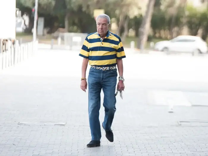 יו"ר מכבי תל אביב שמעון מזרחי (ניב אהרונסון) יו"ר מכבי תל אביב שמעון מזרחי (ניב אהרונסון)