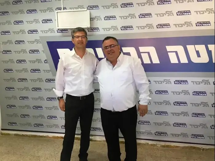 מיכאל וידל, מועמד לראשות העירייה ברמלה, ויו"ר הקואליציה דוד ביטן (באדיבות המצולמים) מיכאל וידל, מועמד לראשות העירייה ברמלה, ויו"ר הקואליציה דוד ביטן (באדיבות המצולמים)