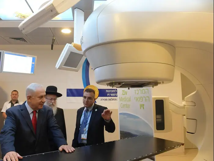 טקס חנוכת המחלקה הרדיולוגית במרכז הרפואי זיו, צפת, 19 ביוני 2017 (לשכת העיתונות הממשלתית , עמוס בן גרשום)