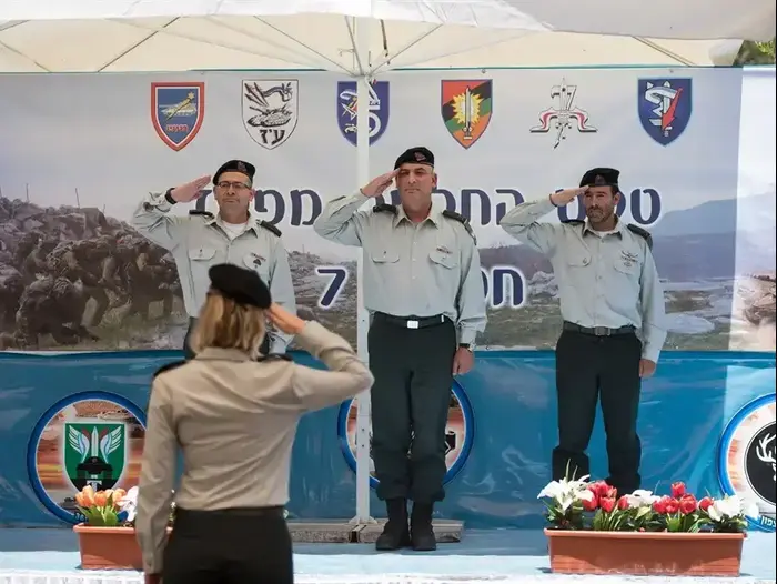 טקס החלפת מפקד עוצבת "סער מגולן" 2 באוגוסט 2017 (דובר צה"ל , דובר צה"ל)