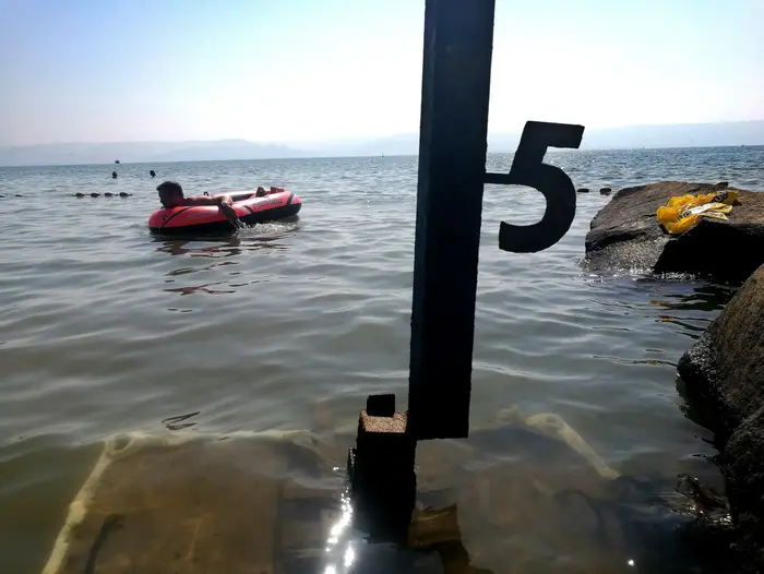 מפלס הכנרת 4.9.17 (ראובן קסטרו) מפלס הכנרת 4.9.17 (ראובן קסטרו)