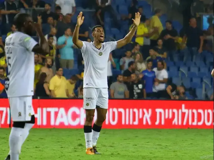 ניק בלקמן שחקן מכבי תל אביב (יוסי ציפקיס) ניק בלקמן שחקן מכבי תל אביב (יוסי ציפקיס)