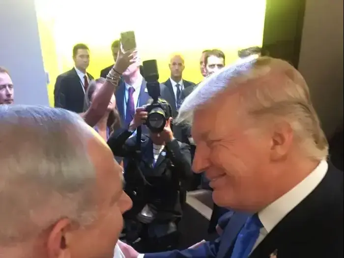 ביבי נתניהו ודונלד טראמפ בעצרת הכללית של האו"ם 19.9.17 (מערכת וואלה! NEWS)