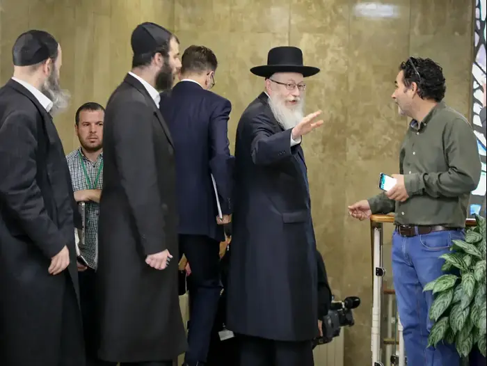 שר הבריאות יעקב ליצמן, מתפטר מתפקידו 26 בנובמבר 2017 (מערכת וואלה! NEWS , נועם מושקוביץ)