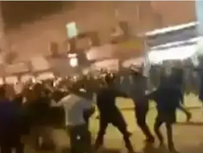 הפגנות באהוואז, איראן נגד יוקר המחיה (מערכת וואלה! NEWS , צילום מסך)