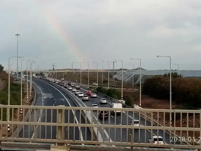 פקקים בעקבות מזג האוויר בכביש החוף, 25 בינואר 2018 (מערכת וואלה! NEWS , אורן טל) פקקים בעקבות מזג האוויר בכביש החוף, 25 בינואר 2018 (מערכת וואלה! NEWS , אורן טל)