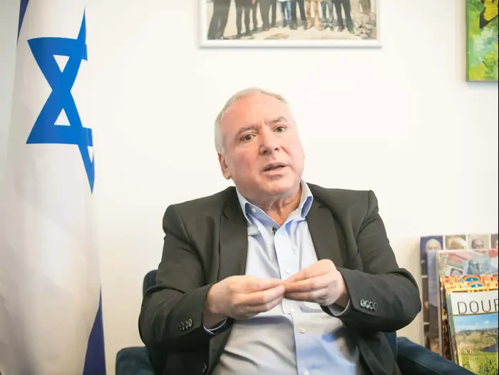 ראיון עם חבר הכנסת דוד אמסלם, כנסת, 24 באפריל 2018 (נועם מושקוביץ) ראיון עם חבר הכנסת דוד אמסלם, כנסת, 24 באפריל 2018 (נועם מושקוביץ)
