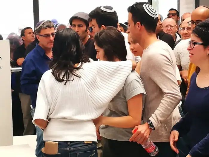 הלווייתה של אלה אור, מישור אדומים, 27 באפריל 2018 (רוני כנפו) הלווייתה של אלה אור, מישור אדומים, 27 באפריל 2018 (רוני כנפו)