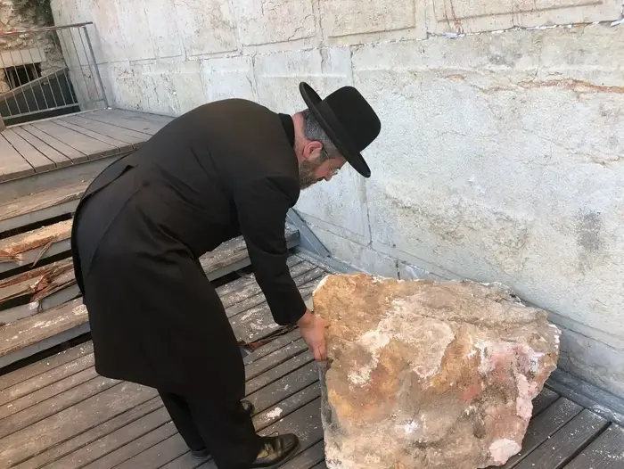 ביקור של הרב לאו בכותל, 23 ביולי 2018 (ללא שם , ללא)
