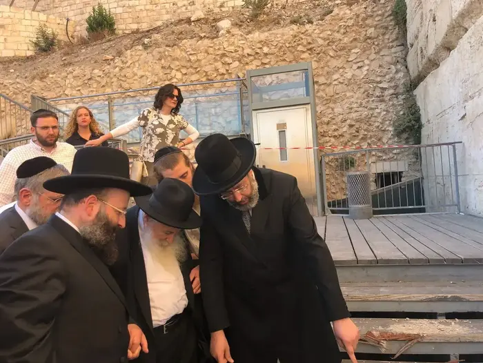 ביקור של הרב לאו בכותל, 23 ביולי 2018 (ללא שם , ללא)
