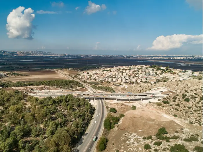 מקטע כביש 6 החדש יקנעם-תל קשיש (מערכת וואלה! NEWS , שפיר) מקטע כביש 6 החדש יקנעם-תל קשיש (מערכת וואלה! NEWS , שפיר)