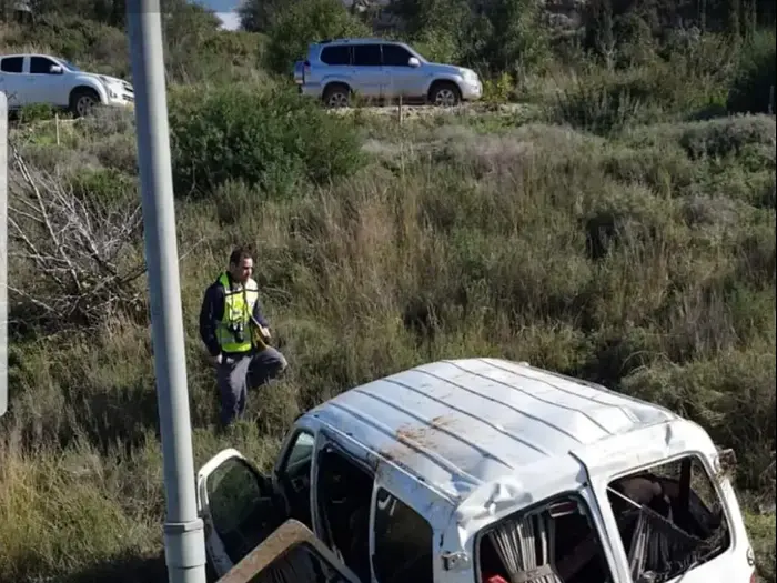 כביש 6 לצפון נחסם לתנועה מחלף באקה למחלף עירון בעקבות תאונה, 9 בינואר 2018 (שלומי גבאי) כביש 6 לצפון נחסם לתנועה מחלף באקה למחלף עירון בעקבות תאונה, 9 בינואר 2018 (שלומי גבאי)