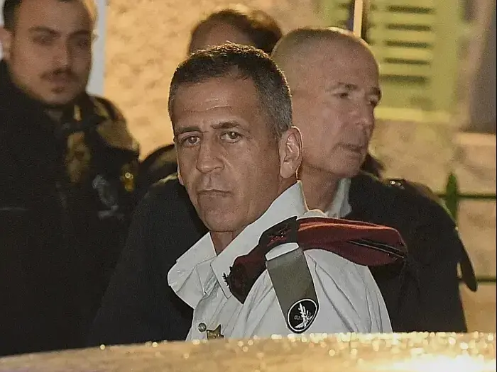 הרמטכ"ל הנכנס אביב כוכבי בטקס הפרידה מהרמטכ"ל היוצא גדי איזנקוט בבסיס הקריה, 13 בינואר 2019 (ראובן קסטרו) הרמטכ"ל הנכנס אביב כוכבי בטקס הפרידה מהרמטכ"ל היוצא גדי איזנקוט בבסיס הקריה, 13 בינואר 2019 (ראובן קסטרו)