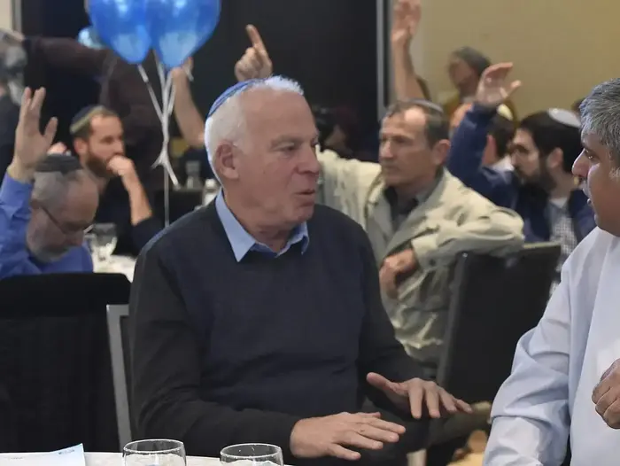 אורי אריאל בהצבעות ליו"ר האיחוד הלאומי ולרשימת המפלגה לכנסת, קראון פלאזה ירושלים, 14 בינואר 2019 (ראובן קסטרו) אורי אריאל בהצבעות ליו"ר האיחוד הלאומי ולרשימת המפלגה לכנסת, קראון פלאזה ירושלים, 14 בינואר 2019 (ראובן קסטרו)