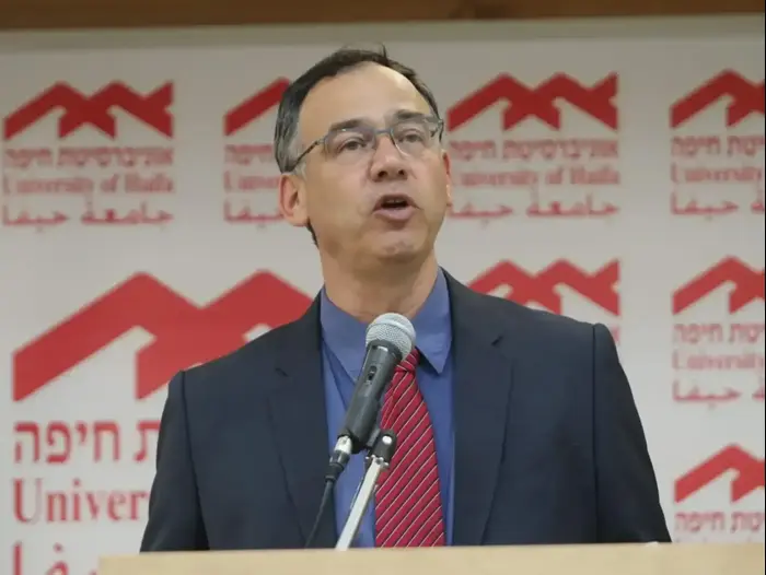 פרקליט המדינה, שי ניצן במהלך כנס באוניבריסטת חיפה (שלומי גבאי) פרקליט המדינה, שי ניצן במהלך כנס באוניבריסטת חיפה (שלומי גבאי)