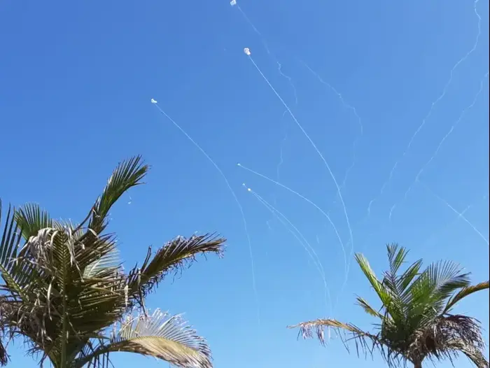 צבע אדום במועצה האזורית חוף אשקלון (שי מכלוף) צבע אדום במועצה האזורית חוף אשקלון (שי מכלוף)