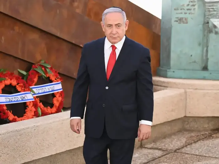 ראש הממשלה, בנימין נתניהו במהלך טקס האזכרה לחללי אלטלנה, בית העלמין נחלת יצחק, תל אביב 18 ביוני 2019 (ראובן קסטרו) ראש הממשלה, בנימין נתניהו במהלך טקס האזכרה לחללי אלטלנה, בית העלמין נחלת יצחק, תל אביב 18 ביוני 2019 (ראובן קסטרו)