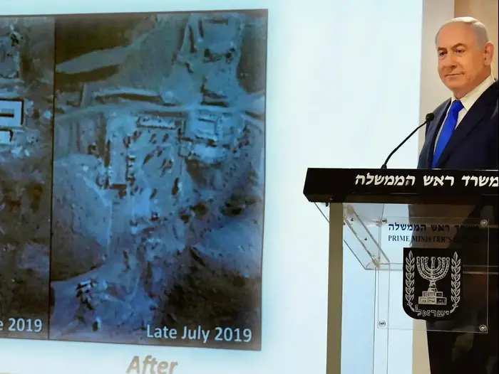 הצהרת בנימין נתניהו במשרד החוץ בירושלים, 09.09.19 (ראובן קסטרו) הצהרת בנימין נתניהו במשרד החוץ בירושלים, 09.09.19 (ראובן קסטרו)