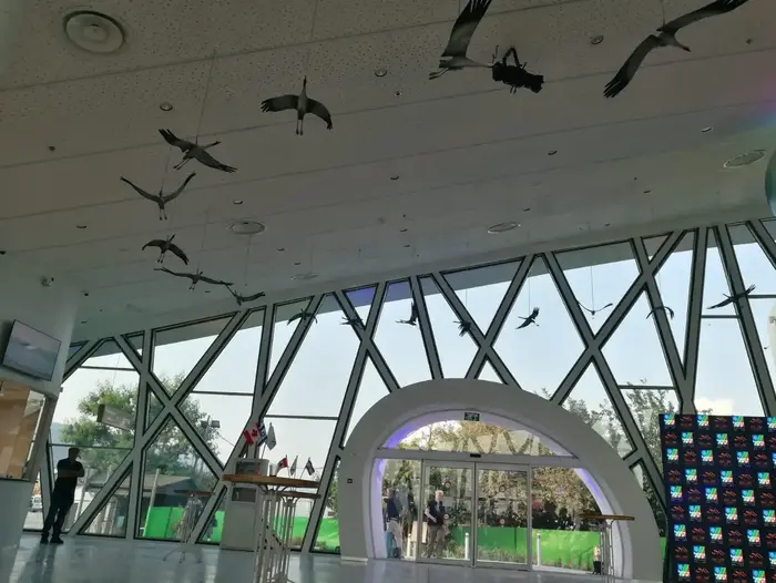 חנוכת מרכז מבקרים חדש באגמון החולה, 6 בנובמבר 2019 (אלי אשכנזי ) חנוכת מרכז מבקרים חדש באגמון החולה, 6 בנובמבר 2019 (אלי אשכנזי )