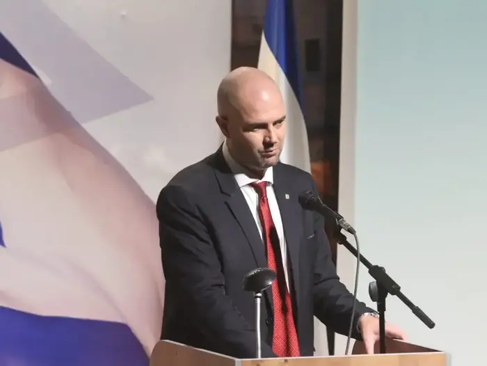 שר המשפטים אמיר אוחנה וטקס הפרידה משי ניצן, בסיס יהודאי מג"ב ירושלים, 18 בדצמבר 2019 (שלומי גבאי) שר המשפטים אמיר אוחנה וטקס הפרידה משי ניצן, בסיס יהודאי מג"ב ירושלים, 18 בדצמבר 2019 (שלומי גבאי)