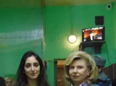 נציבת זכויות האדם של רוסיה ביקרה את נעמה יששכר בכלא, 23 בינואר 2020 (אתר רשמי) נציבת זכויות האדם של רוסיה ביקרה את נעמה יששכר בכלא, 23 בינואר 2020 (אתר רשמי)