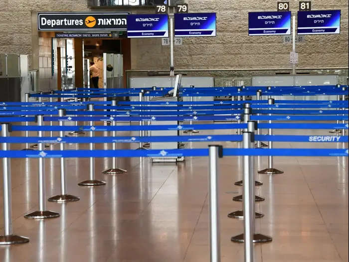 שדה התעופה בן גוריון 10 במרץ 2020 (ראובן קסטרו) שדה התעופה בן גוריון 10 במרץ 2020 (ראובן קסטרו)