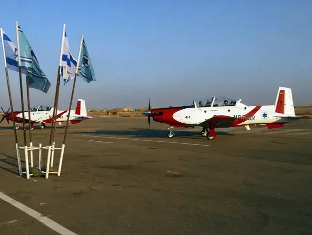 מטוס העפרוני הגיע לחיל האוויר (דובר צה"ל) מטוס העפרוני הגיע לחיל האוויר (דובר צה"ל)