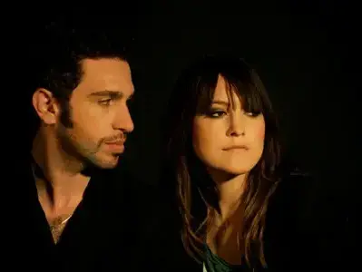 שלומי שבן עם קרן אן (יח"צ , אלינור מילצ'ן) שלומי שבן עם קרן אן (יח"צ , אלינור מילצ'ן)