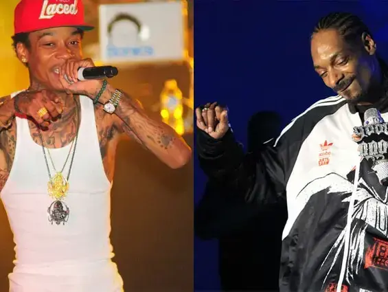Wiz Khalifa & Snoop Dog (AP , אימג'בנק) Wiz Khalifa & Snoop Dog (AP , אימג'בנק)